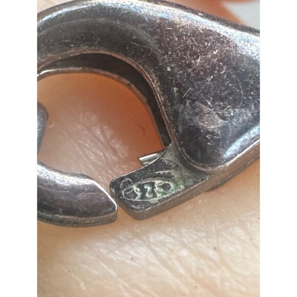 Natural Rhodonite & Aventurine 925 Sterling Silver Beaded Bracelet - Picture 6 of 8